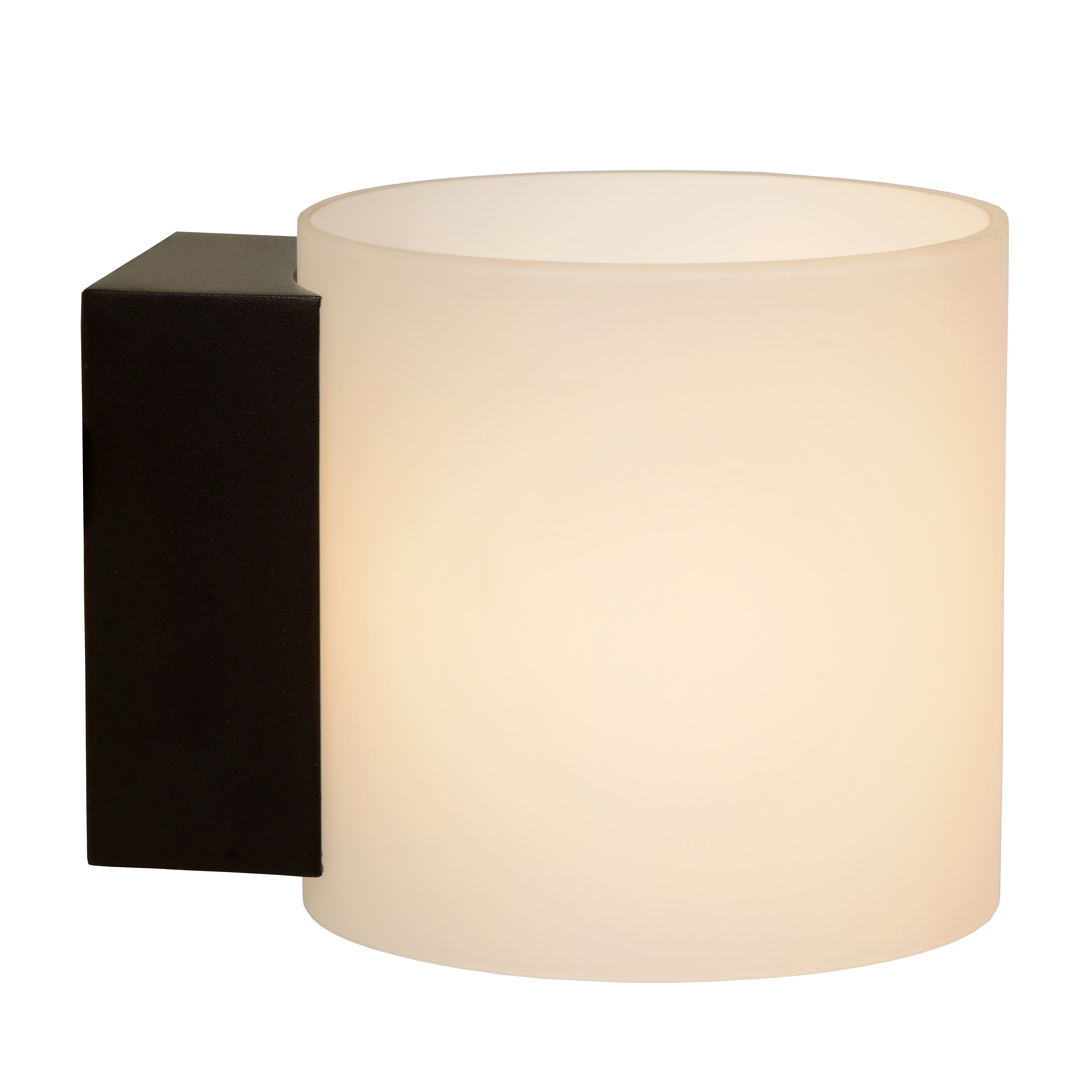Lucide Jelte Wandlamp Badkamer - 12 cm - 1xG9 - IP44 - Zwart